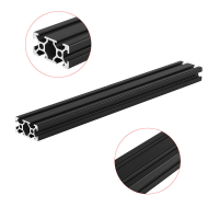 Machifit 300mm Length Black Anodized 2040 T Slot Aluminum Profiles Extrusion Frame For CNC