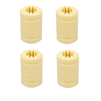 Machifit 4pcs LM8UU Solid Polymer Linear Bearing For CNC Tool