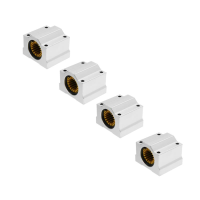 Machifit 4pcs Sc16uu 16mm Solid Polymer Linear Motion Bearing Slide Bushing For Cnc