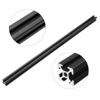 Machifit 500mm Length Black Anodized 2020 T Slot Aluminum Profiles Extrusion Frame For Cnc