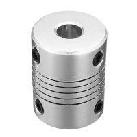 Machifit 6.35Mm X 10mm Aluminum Flexible Shaft Coupling Cnc Stepper Motor Coupler Connector