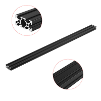 Machifit 700mm Length Black Anodized 2040 T Slot Aluminum Profiles Extrusion Frame For Cnc