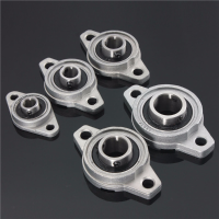 Machifit 8/10/12/15/17mm Bore Diameter Zinc Alloy Pillow Block Flange Bearing Kfl Series