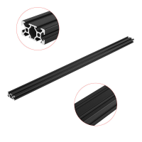 Machifit 800mm Length Black Anodized 2040 T Slot Aluminum Profiles Extrusion Frame For CNC