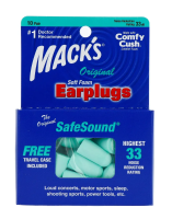Macks Soft Foam Earplugs SafeSound Original