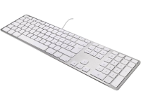 Matias MT1005AL USB toetsenbord QWERTY, US, iOS Aluminium