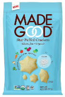 Made Good Star Puffed Crackers   Sea Salt