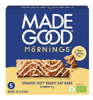 MadeGood Mornings Blueberry Soft Baked Oat Bars