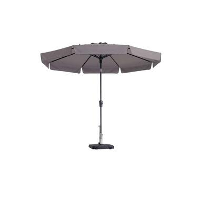 Madison   Parasol Flores Rond   300cm   Taupe