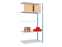 Magazijnstelling Uitbreidingsmodule (b X H X D) 1230 X 2000 X 510 Mm Staal Poedercoating Hemelsblauw Metaal Zc22505nstb