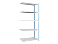Magazijnstelling Uitbreidingsmodule (b X H X D) 980 X 2000 X 410 Mm Staal Poedercoating Hemelsblauw Metaal Zc21405nstb