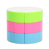 Magic Cube Block Cylinder Speed Professional Puzzle Cube Fidget Cube Toys Cylinder