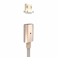 Magnetic Adsorption Nylon Weave Braid Micro Usb Charger Data Cable For Cellphone Tablet