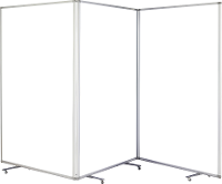 Magnetoplan 1112051 Ruimteverdeler Transparant Polycarbonaat, Aluminium