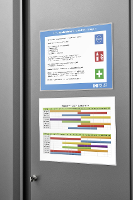 Magnetoplan 1120100 Magnetische documenttas Transparant, Wit (b x h) 230 mm x 5 mm DIN A4