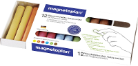 Magnetoplan Bordkrijt 12306 Geel, Oranje, Rood, Blauw, Groen, Bruin 12 stuks/pack 1 pack