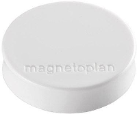 Magnetoplan Magneet Ergo Medium (Ø x h) 30 mm x 8 m Rond Wit 10 stuk(s) 1664000