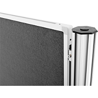 Magnetoplan Presentatiewand SET 1 (b x h) 134.5 Cm x 180 cm Vilt Grijs Tweezijdig te gebruiken, Prikbord 1101001