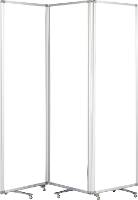 Magnetoplan Ruimteverdeler Transparant Polycarbonaat, Aluminium 1105351