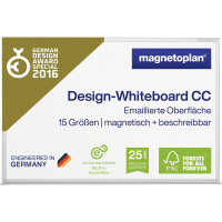 Magnetoplan Whiteboard CC (b x h) 200 cm x 120 cm Wit Geëmailleerd, Glad Incl. Opbergbakje