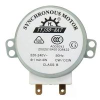 Magnetron Synchronous Draaitafel Motor AC220 240V 7MM As Diameter Universele Vervanging Compatibel met Haier Midea