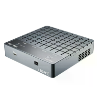 MAIWO K2024 4 Bay M.2 NVMe SSD behuizing met USB4 poort 40Gbps Hoge Snelheid SSD case met koelfanondersteuning 1 naar 3