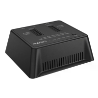MAIWO K3017AN M.2 NVME Behuizing 2 Bay M.2 SSD Docking Station USB3.2 Gen2 SSD 10Gbps Adapter 8TB Capaciteit Ondersteunt