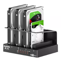 MAIWO USB 3.0 Externe Harde Schijf voor PC 4 Bay 2.5 Inch 3.5 Inch Behuizing Multi Bay HDD SDD Docking Station Harde Sch