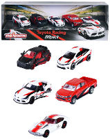 Majorette Auto Toyota Racing 5 stuks Kant en klaar model Personenauto (model)