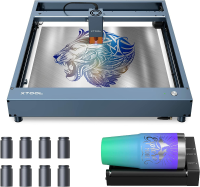 XTool D1 Pro 10W Laser Graveur Met RA1 Rotary Roller Hogere Nauwkeurigheid Diode DIY Lasergravure Snijmachine
