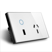 MAKEGOOD WiFi 2.4G 110 V 240 V US Standaard Smart Switch Stopcontact Wifi USB Stopcontact