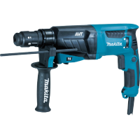 Makita 230 V Combihamer HR2631FTJ boorhamer In Mbox, stofafzuigset