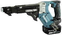 Makita S_0380_7888679 DFR551RTJ Accu schroefautomaat 18 V 5.0 Ah Li ion Incl. Accu, Incl. 2 Accus, Incl. Lader