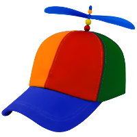 Malatec Propeller pet   multicolor   polyester   petten   cap   verkleden