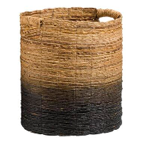 Mand Falco   naturel/zwart   45xØ40 cm   Leen Bakker