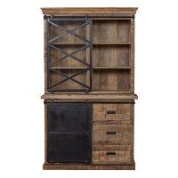 Buffetkast Denver 100cm   Mangohout   Bruin   Rechthoekig