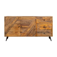 Mangohoutonline   Dressoir Alamo 145cm Rechthoekig   Bruin   Mahom