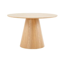 Mangohoutonline   Eettafel Adelaide Rond 120cm Rond   Naturel   Mahom