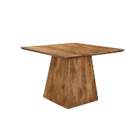Mangohoutonline   Eettafel Nova Vierkant 110x110cm Vierkant   Bruin   Mahom