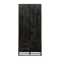 Kast Florence 90cm   Mangohout   Bruin   Rechthoekig