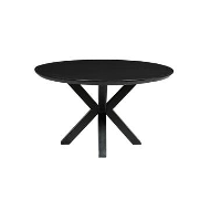 Mangohoutonline   Salontafel Vicenza Black 70cm Rechthoekig   Zwart   Mahom