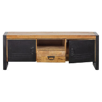 TV Meubel Birmingham 150cm   Mangohout   Bruin   Rechthoekig