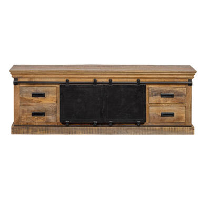 Mangohoutonline   TV Meubel Portland 180cm   Bruin   Mahom