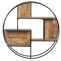 Wandrek 80cm   Mangohout   Bruin   Rond
