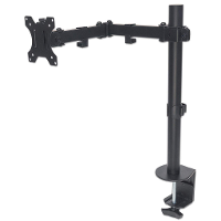 Manhattan 461542 1 voudig Monitor tafelbeugel 33,0 cm (13)   81,3 cm (32) In hoogte verstelbaar, Kantelbaar, Zwenkbaar