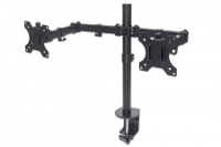 Manhattan 2 Voudig Monitor Tafelbeugel 33,0 Cm (13)   81,3 Cm (32) In Hoogte Verstelbaar, Kantelbaar En Zwenkbaar
