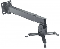 Manhattan Beamer wandbeugel Kantelbaar en zwenkbaar Afstand vloer plafond (max.): 43 Cm Afstand tot de muur (max.): 56 Cm Zwart