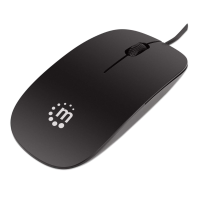 Manhattan Silhouette USB muis Optisch Zwart