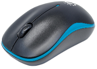 Manhattan Success Draadloze muis Optisch Zwart, Blauw
