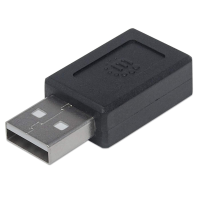 Manhattan USB 2.0 Adapter [1x USB A 2.0 Stekker   1x USB C bus] Stekker past op beide manieren